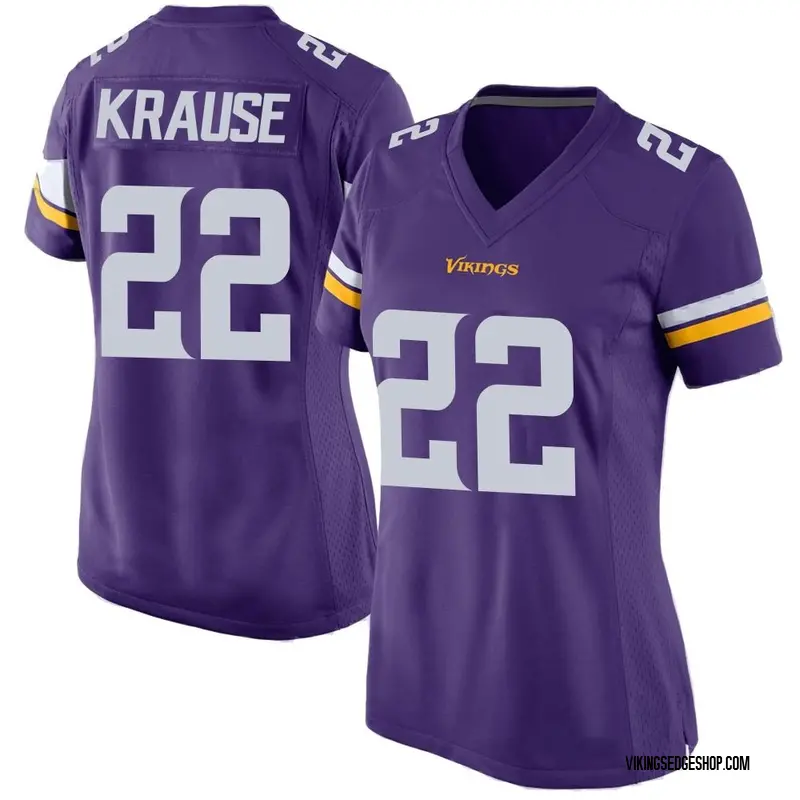 Nike Paul Krause Minnesota Vikings Game Purple Team Color Jersey - Women's